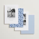 "Charm" - Save the Dates in Porcelain by Elly - Back of Card Options