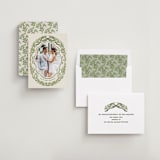 "Charm" - Save the Dates in Olive by Elly - Assembled