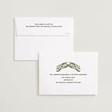 "Charm" - Save the Dates in Olive by Elly - FREE Recipient Addressing