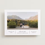 "Simple Columns" - Save the Dates in Alabaster by Erica Krystek - Front