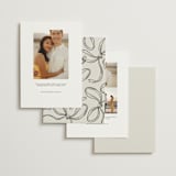 "Heart Shaped Locket" - Save the Dates in Ink Wash by Ani Somi - Back of Card Options