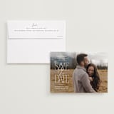 "Monument" - Save the Dates in Cotton by Owl and Toad - Save the Date with Envelope