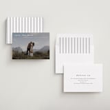 "Typographic Header" - Save the Dates in Cotton by Stacey Meacham - Assembled