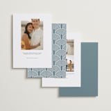 "Curved Date" - Save the Dates in Pearl by Brooke Chandler - Back of Card Options