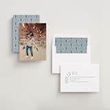 "Curved Date" - Save the Dates in Pearl by Brooke Chandler - Assembled