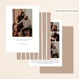 "Melrose" - Save the Dates in Stone by Roxy Cervantes - Back of Card Options