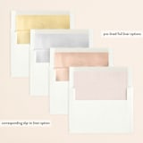"Polished" - Save the Dates in Onyx by kelli hall - Envelope Liner Options