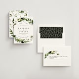 "Vines of Green" - Save the Dates in Fern by Susan Moyal - Assembled