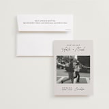 "Moment in Time" - Save the Dates in Eggshell by Paper Raven Co. - Save the Date with Envelope
