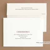 "Simply Love" - Save the Dates in Blush by Louise Kay - FREE Recipient Addressing