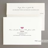 "Modern Love" - Save the Dates in Forest by Shari Margolin - FREE Recipient Addressing