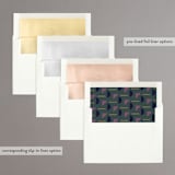 "Modern Love" - Save the Dates in Forest by Shari Margolin - Envelope Liner Options