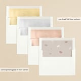 "the arch" - Save the Dates in Stone by Elly - Envelope Liner Options