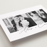 "Simple Two" - Save the Dates in Noir by Emily Betts - Detail