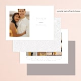 "Whispered" - Save the Dates in Quartz by Kristie Kern - Back of Card Options