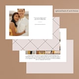 "Simply Love" - Save the Dates in Blush by Louise Kay - Back of Card Options