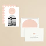 "Balance" - Save the Dates in Blush by Morgan Kendall - Assembled