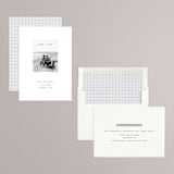 "minimal caps" - Save the Dates in Cloud by JoAnn Jinks - Assembled