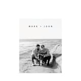 "minimal caps" - Save the Dates in Cloud by JoAnn Jinks - Detail