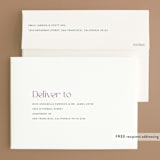 "Modern Display" - Save the Dates in Lavender by Cass Loh - FREE Recipient Addressing