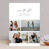 "Modern Photo Booth" - Save the Dates in Granite by Corinne Malesic - Front
