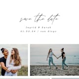 "Modern Photo Booth" - Save the Dates in Granite by Corinne Malesic - Detail