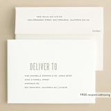 "greywoode" - Save the Dates in Greige by Sara Hicks Malone - FREE Recipient Addressing