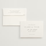 "Mark the Calendar" - Save the Dates in Smoke by Vanessa Doyle - Save the Date with Envelope