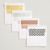 "Fun colors" - Save the Dates in Midnight by Yaling Hou Suzuki - Envelope Liner Options