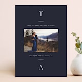 "Wide Shot" - Save the Dates in Midnight by Heather Cairl - Front