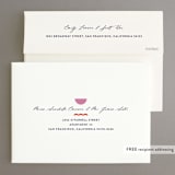 "Modern Love" - Save the Dates in Ecru by Shari Margolin - FREE Recipient Addressing