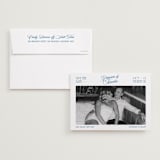 "Opening Titles" - Save the Dates in Lake by Robert and Stella - Save the Date with Envelope