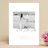 "Promise" - Save the Dates in Stone by Sandra Picco Design - Front