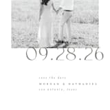 "Promise" - Save the Dates in Stone by Sandra Picco Design - Detail