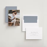 "Typographic Overlay" - Save the Dates in Veil by Brandy Folse - Assembled