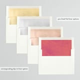 "Modern Names" - Save the Dates in Magenta by Ashley DeMeyere - Envelope Liner Options
