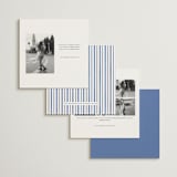 "Tapestry" - Save the Dates in Cobalt by Jenna Holcomb - Back of Card Options