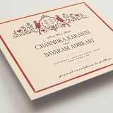 "Tapestry" - Save the Dates in Garnet by Jenna Holcomb - Detail