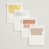 "Tapestry" - Save the Dates in Garnet by Jenna Holcomb - Envelope Liner Options