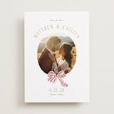 "Ruban en Fleur" - Save the Dates in Rose by Itsy Belle Studio - Front