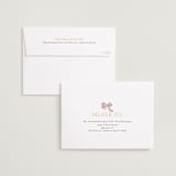 "Ruban en Fleur" - Save the Dates in Rose by Itsy Belle Studio - FREE Recipient Addressing