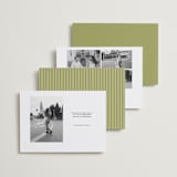 "rory" - Save the Dates in Olive by Ellen Schlegelmilch - Back of Card Options