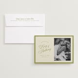"rory" - Save the Dates in Olive by Ellen Schlegelmilch - Save the Date with Envelope