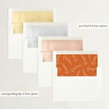 "Orange Blossoms" - Save the Dates in Pearl by Susan Moyal - Envelope Liner Options