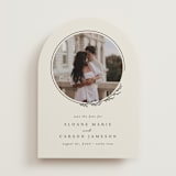 "Branched" - Save the Dates in Almond by Brianne Larsen - Front