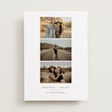 "Modern minimalism" - Save the Dates in Driftwood by Alexandra Cohn - Front