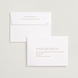 "Modern minimalism" - Save the Dates in Driftwood by Alexandra Cohn - FREE Recipient Addressing