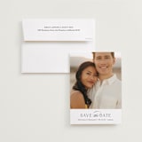 "Eternal Flame" - Save the Dates in Onyx by Mansi Verma - Save the Date with Envelope