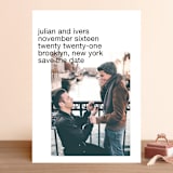 "Modern Statement" - Save the Dates in Ink by Jennifer Lew - Front