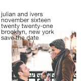 "Modern Statement" - Save the Dates in Ink by Jennifer Lew - Detail